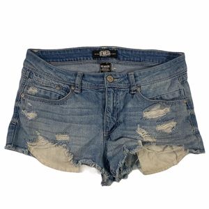 American Original Rewash Distressed Shorts